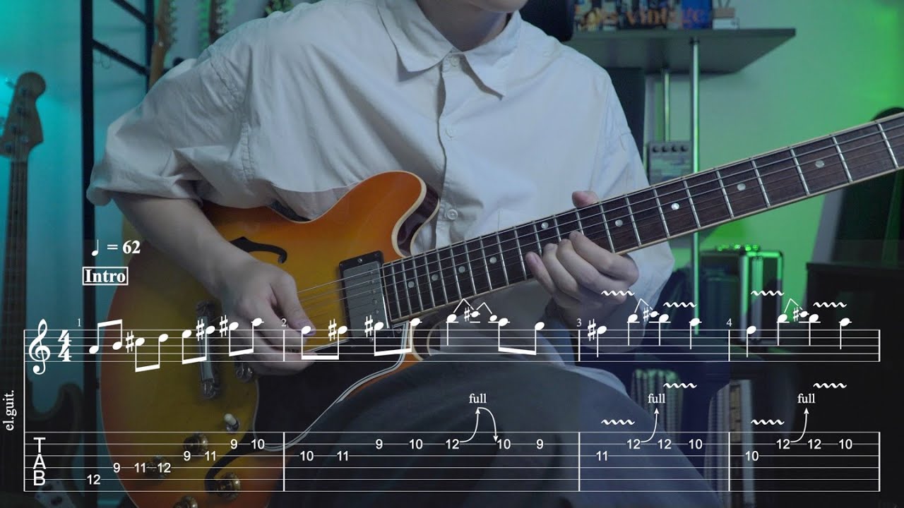 [TAB] 사랑으로 (love.) - wave to earth (기타커버) [Guitar Cover]