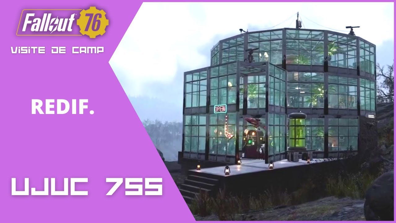 UNE BULLE DE VERRE - FALLOUT 76 VISITE DE CAMP UJUC #755
