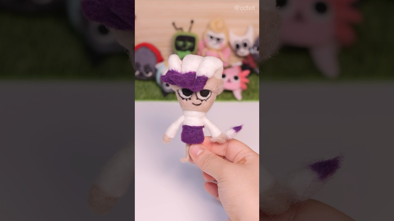 Dandy&rsquo;s world New toon Brusha #needlefelting #diy