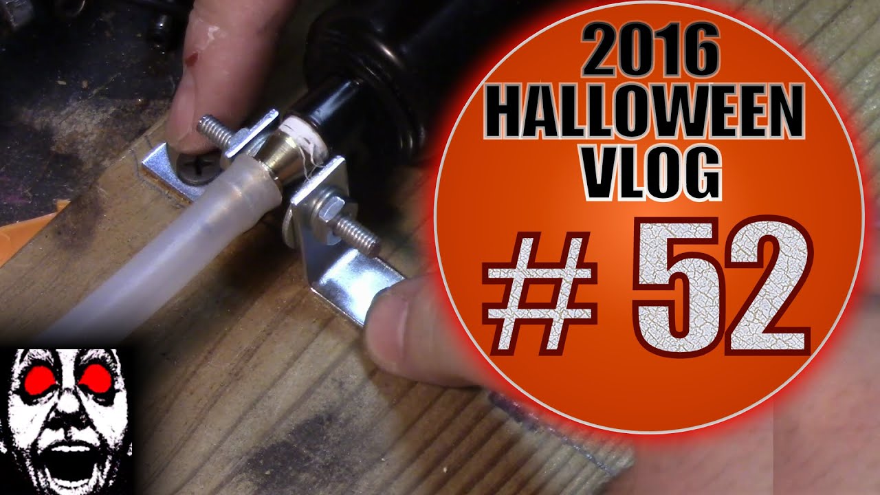Homemade Pneumatic Halloween Coffin Popper #2 | DIY Halloween Vlog 2016 #52: Pop Goes The Geezer