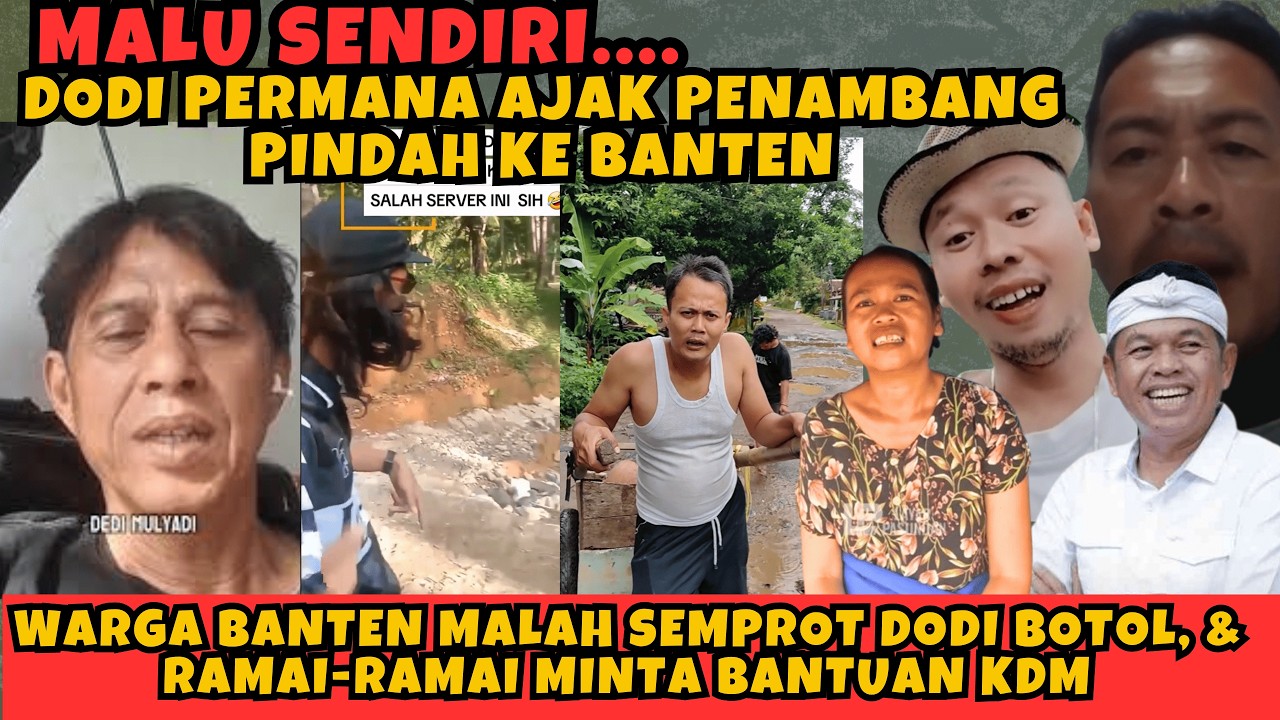 WARGA BANTEN SEMPROT DODI PERMANA & RAMAI-RAMAI LAPOR MINTA BANTUAN KANG DEDI MULYADI