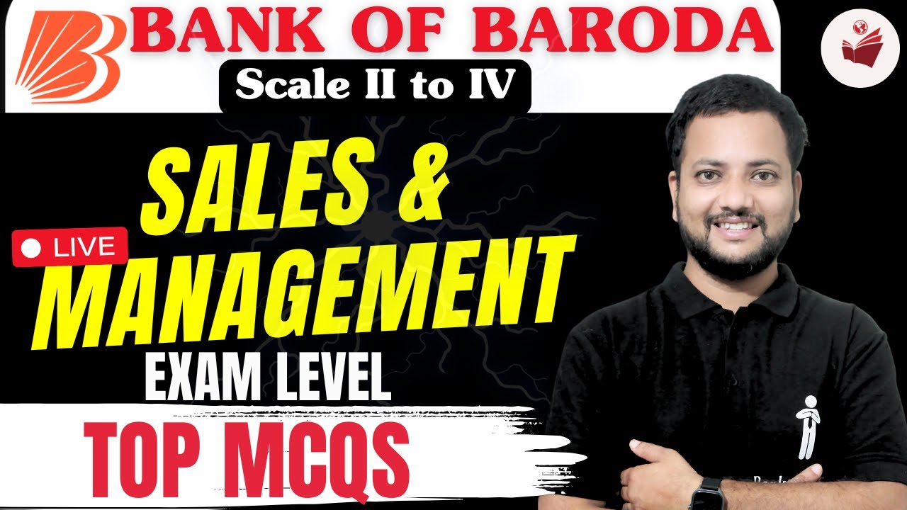 Bank of Baroda SO 2025 🚀 | TOP Exam Level MCQs 💼 | Sales & Management 📊