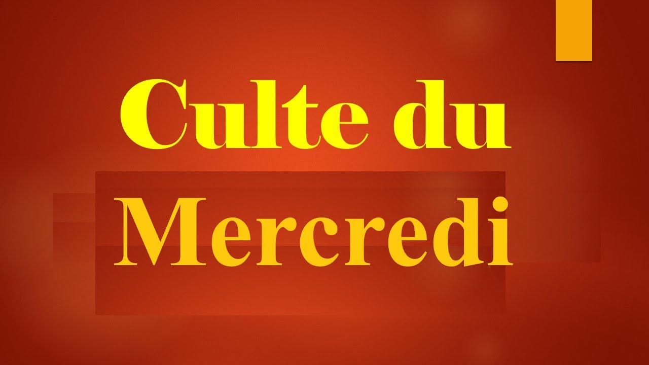 POURQUOI NOUS ALLONS  A  L'EGLISE? vl14. Mercredi , 07.01.2026 Par  le  Rev Pasteur MOISE LA COLOMBE