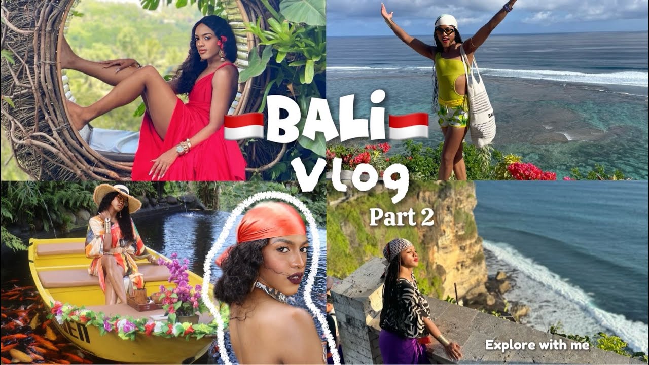 BALI VLOG 🇮🇩 Part 2... Explore Canggu, Ubud and Uluwatu with me 🌴🐒🌊❤️