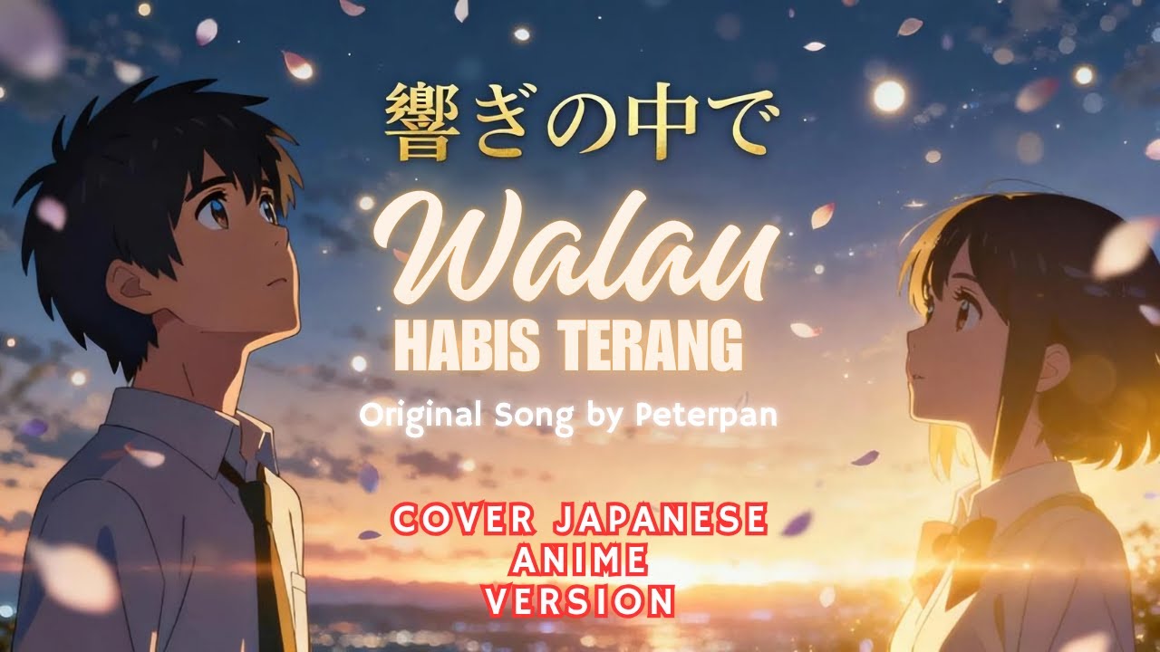 Walau Habis Terang – Peterpan「アニメカバー」Japanese Version | Emotional AI Orchestral Cover