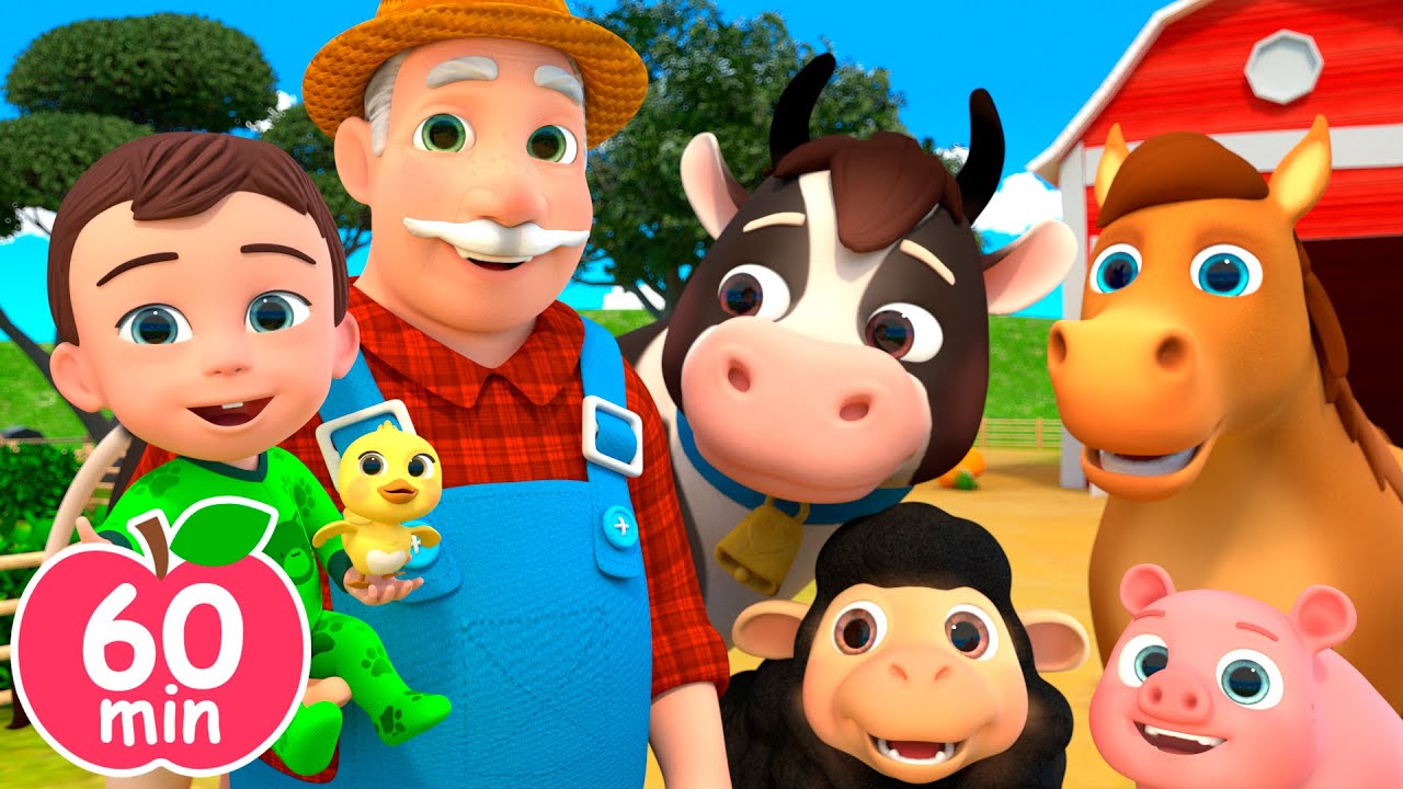 Old MacDonald Had A Farm | MORE | Newborn Baby Songs & Nursery Rhymes