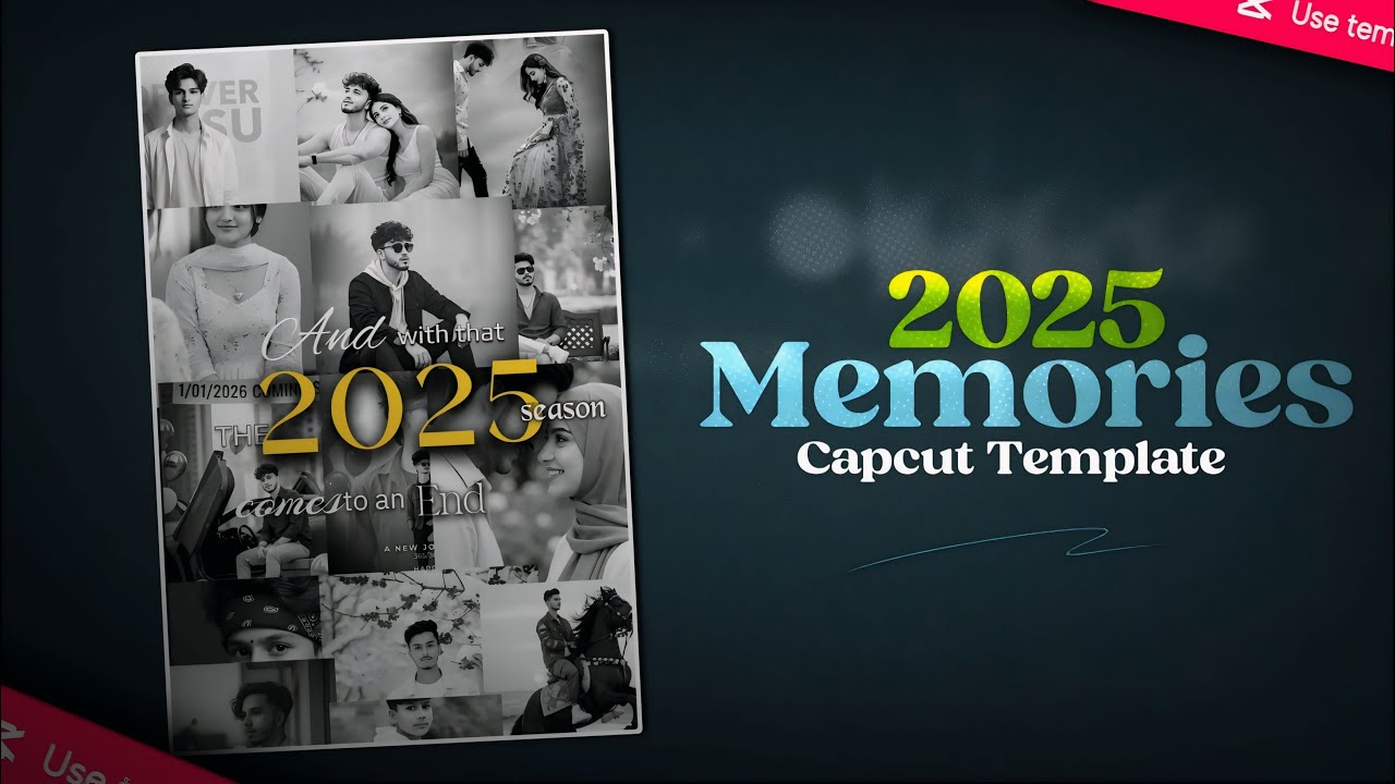 2025 Memories Video Editing | 2025 Recap Video Editing Template | 2025 Recap Reels Editing In Capcut