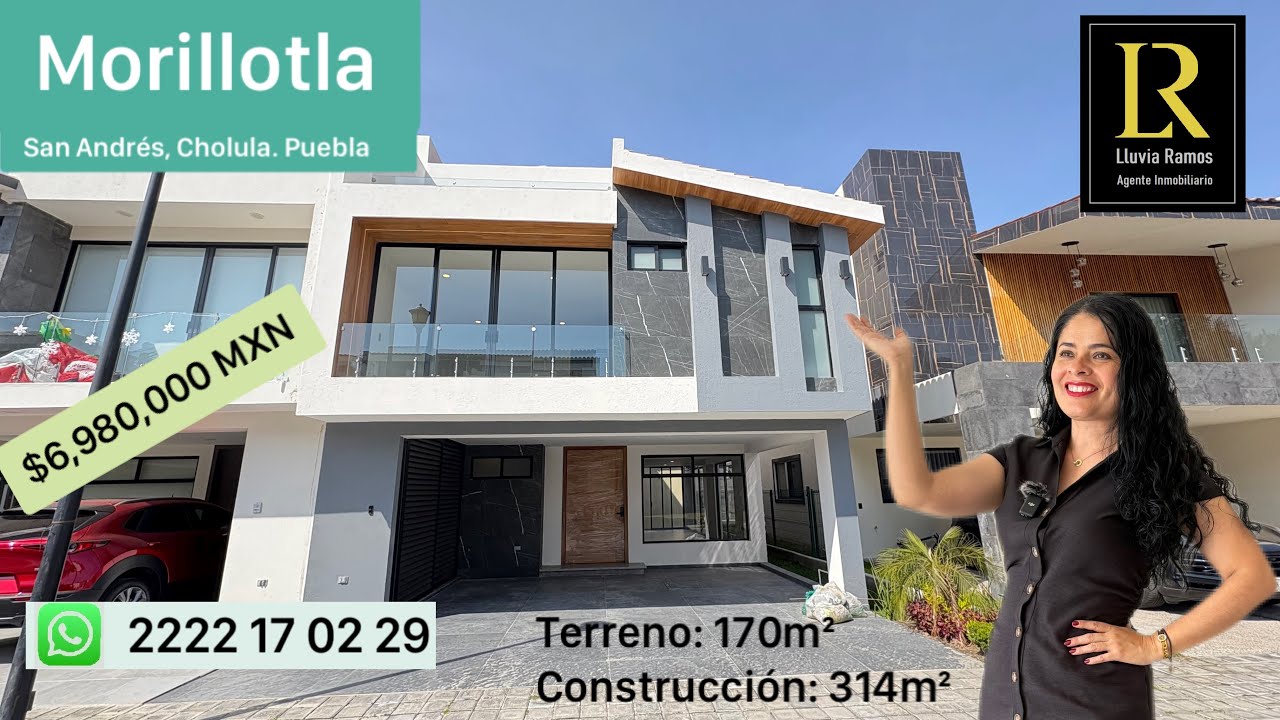 Vamos a conocer una súper residencia en San Andrés Cholula, zona Morillotla, te vas a enamorar.