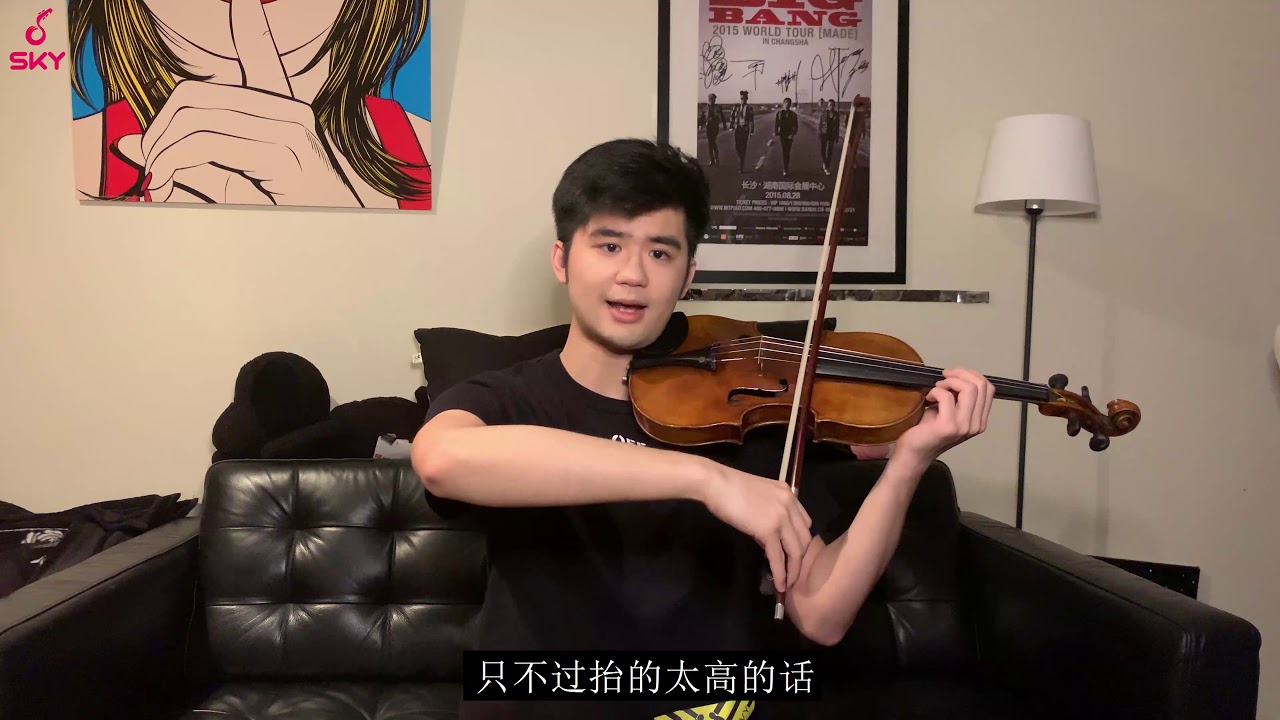 【Violin Lesson 19】小提琴课程19 | 右手手臂在运弓的时候应该抬多高