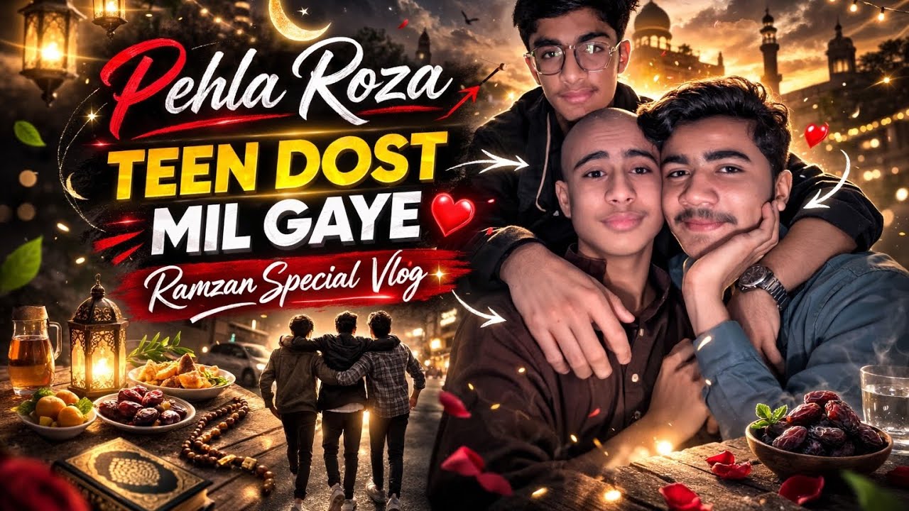 Pehla Roza Aur Doston Ki Mulaqat 🤝 | Ramzan Special