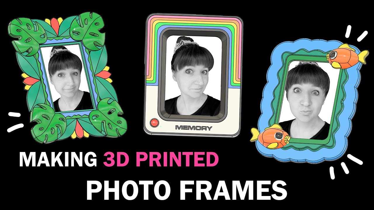 3D Modeling and 3D Printing my own Photo Frames!