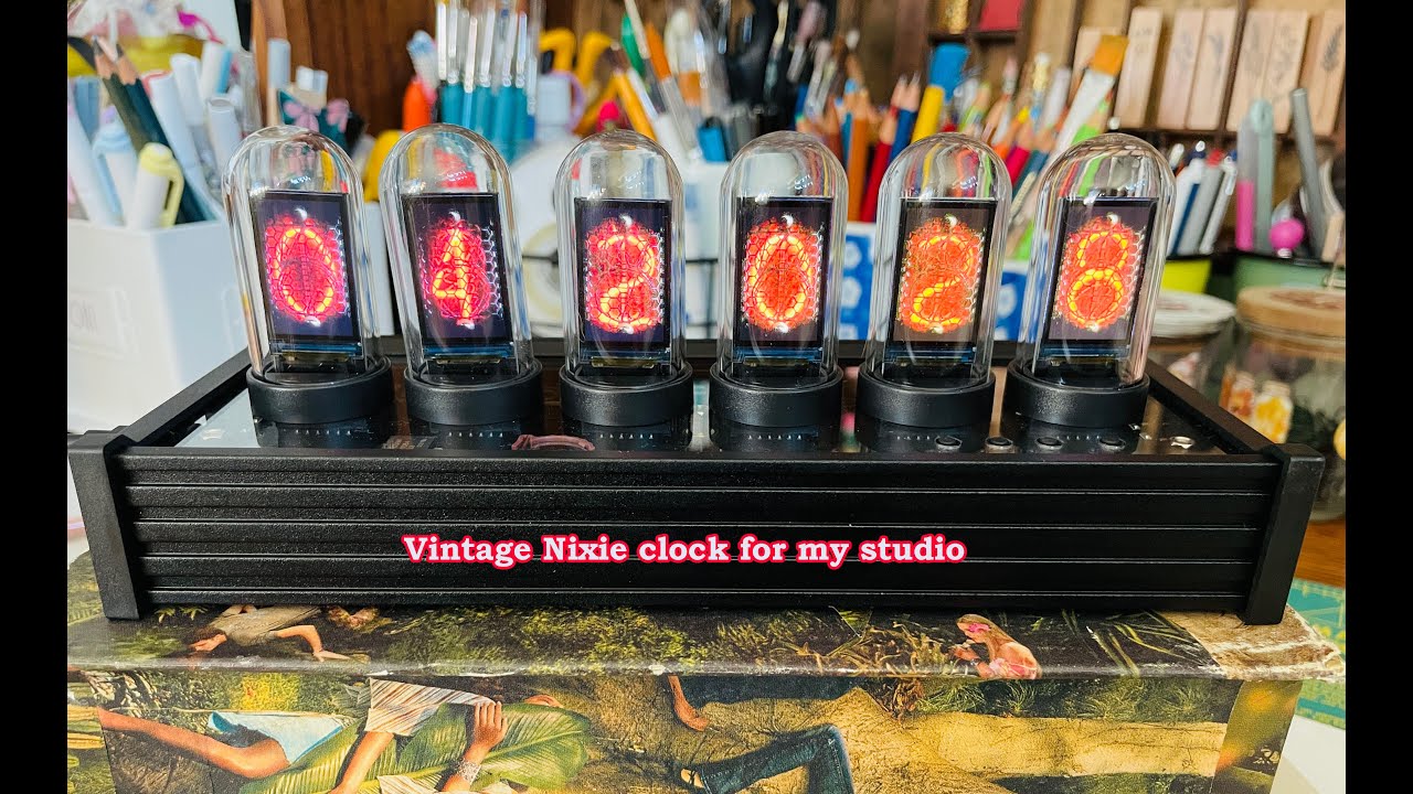 Nixie Tube Clock Unboxing & Set-Up (Looks like a Fallout Clock!)