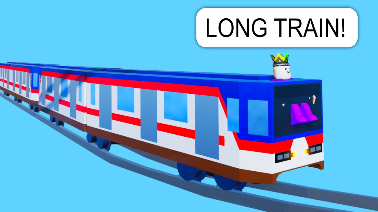 I Drive a FAST Train on Roblox BUT The Carriages Keep Wobbling (Funny)