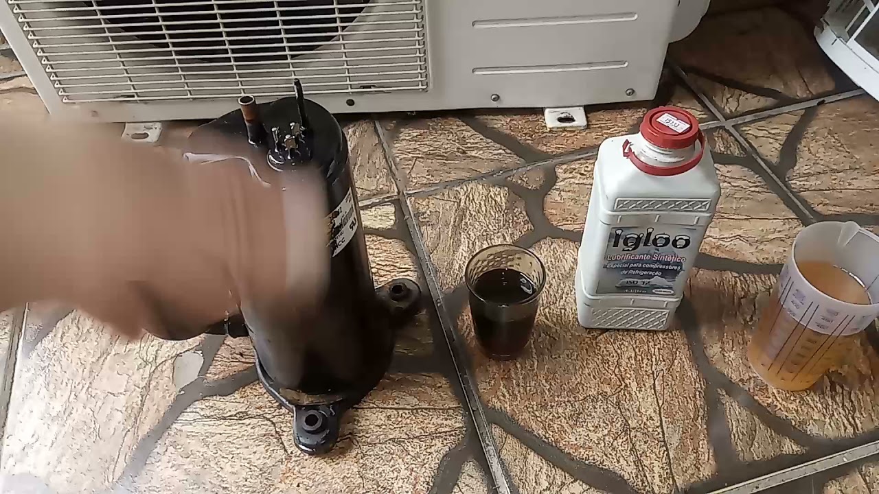 como trocar o óleo do compressor de ar condicionado split | dica no final do vídeo !