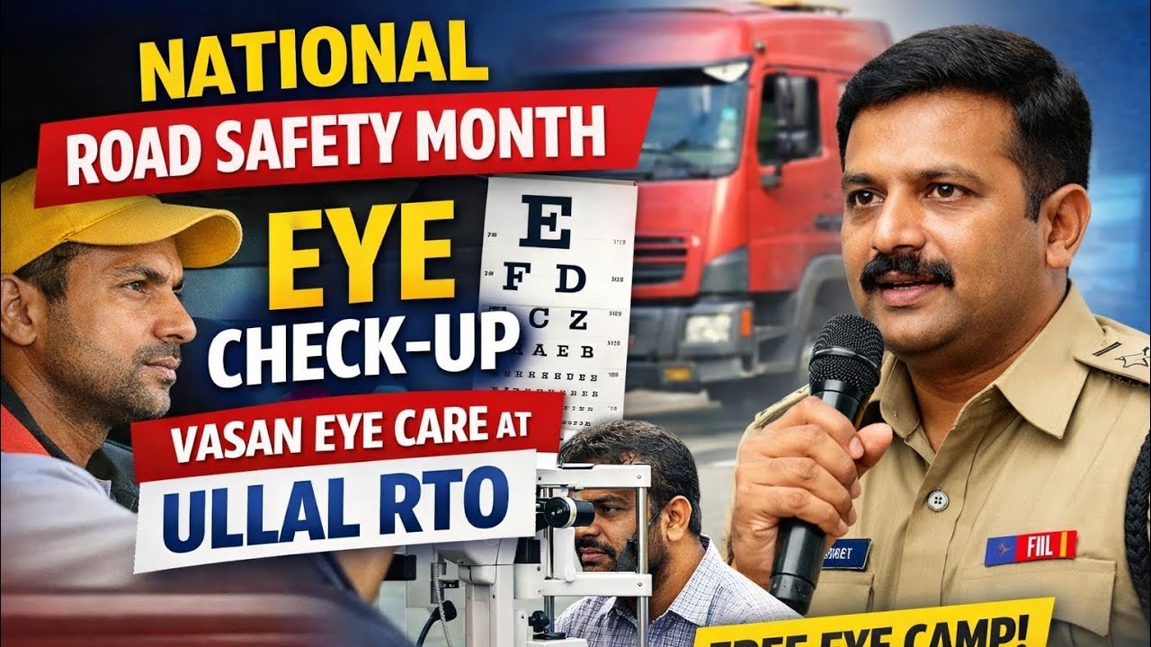 Road Safety Awareness Program Held at Ullal RTO | Vasan Eye Care Hospital Bengaluru