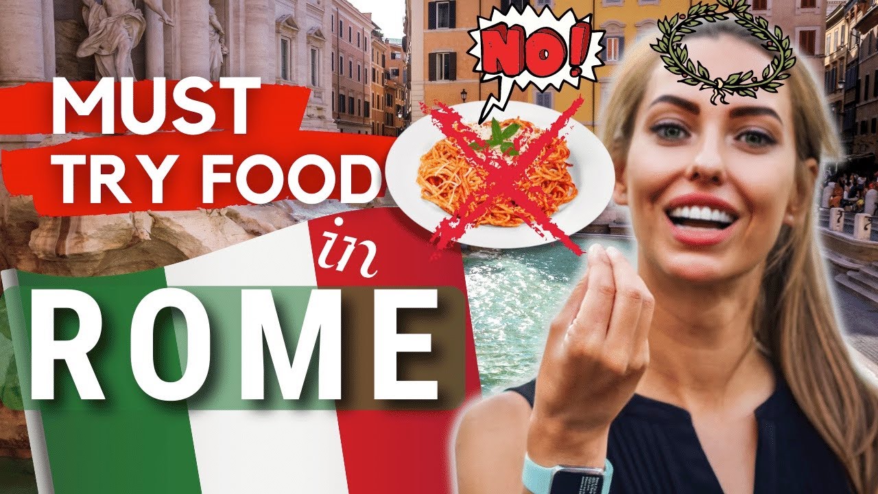 11 TOP ROMAN FOOD: Best Food in Rome Italy. Traditional Roman Food YOU MUST TRY when you are in Rome