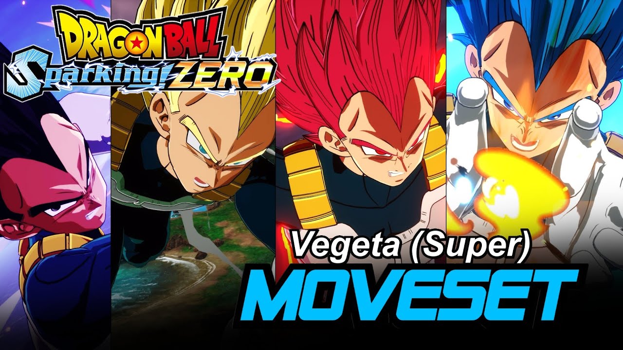 Vegeta (Super) Moveset - DRAGON BALL: Sparking! ZERO | Japanese - 4K 60FPS
