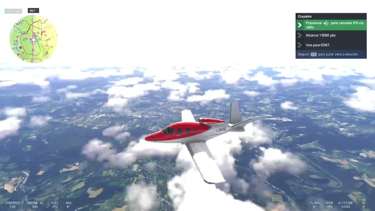 Missão VIP Flight Simulator 2024 - Amiens (França) para Meinerzhagen (Alemanha)