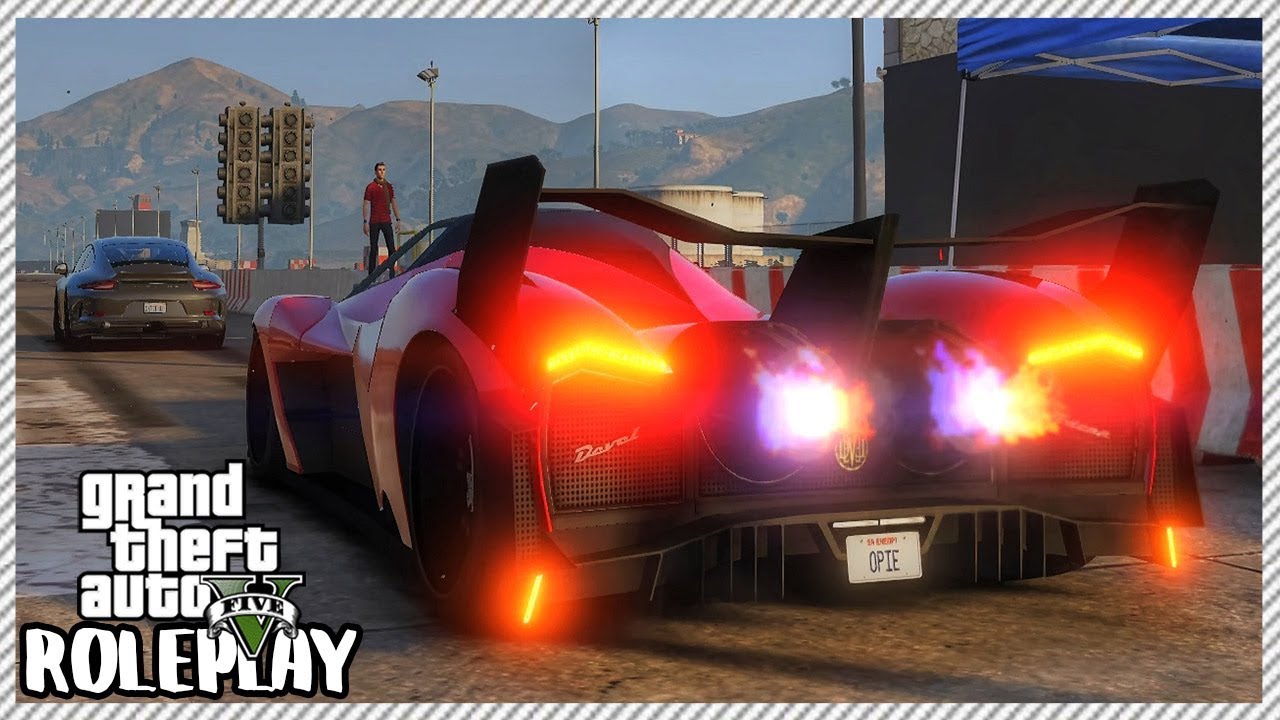 Ролевая игра GTA 5 — Devel Sixteen мощностью 5000 л.с. «УНИЧТОЖАЕТ» на дрэг-стрипе | RedlineRP #300