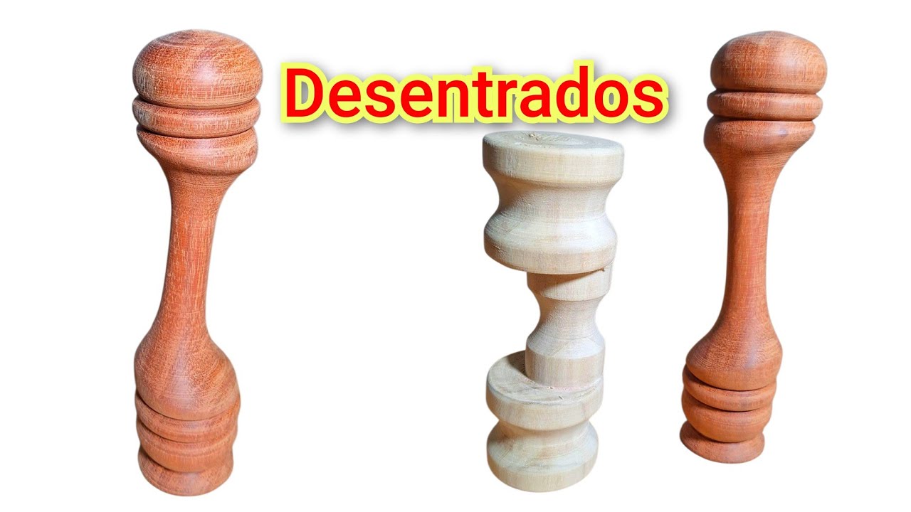 Técnica de torno en madera desentrados