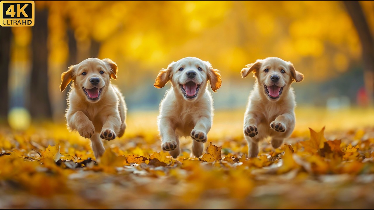 Cute Animals 4K - Scenic Relaxation Film Beautiful Baby Wild Animals With Relaxing Soothing Music