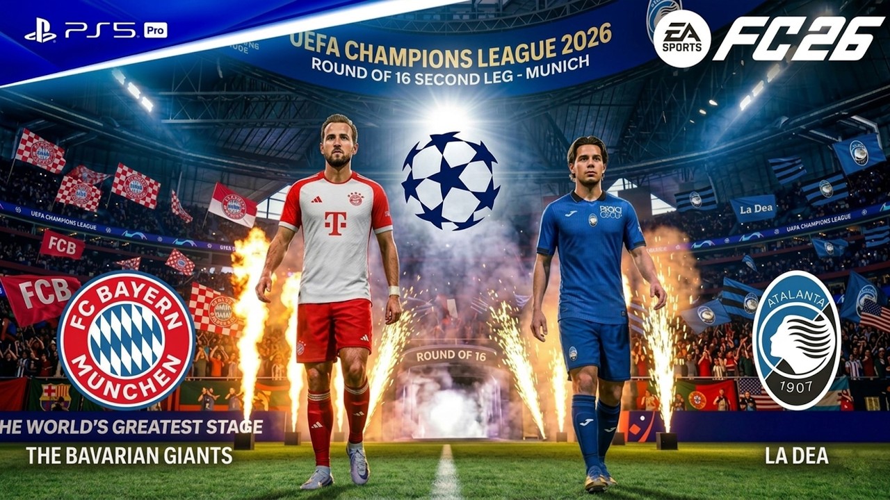 FC 26 - Bayern Munich vs. Atalanta - UEFA Champions League 25/26 Full Match | PS5™ Pro [4K60]