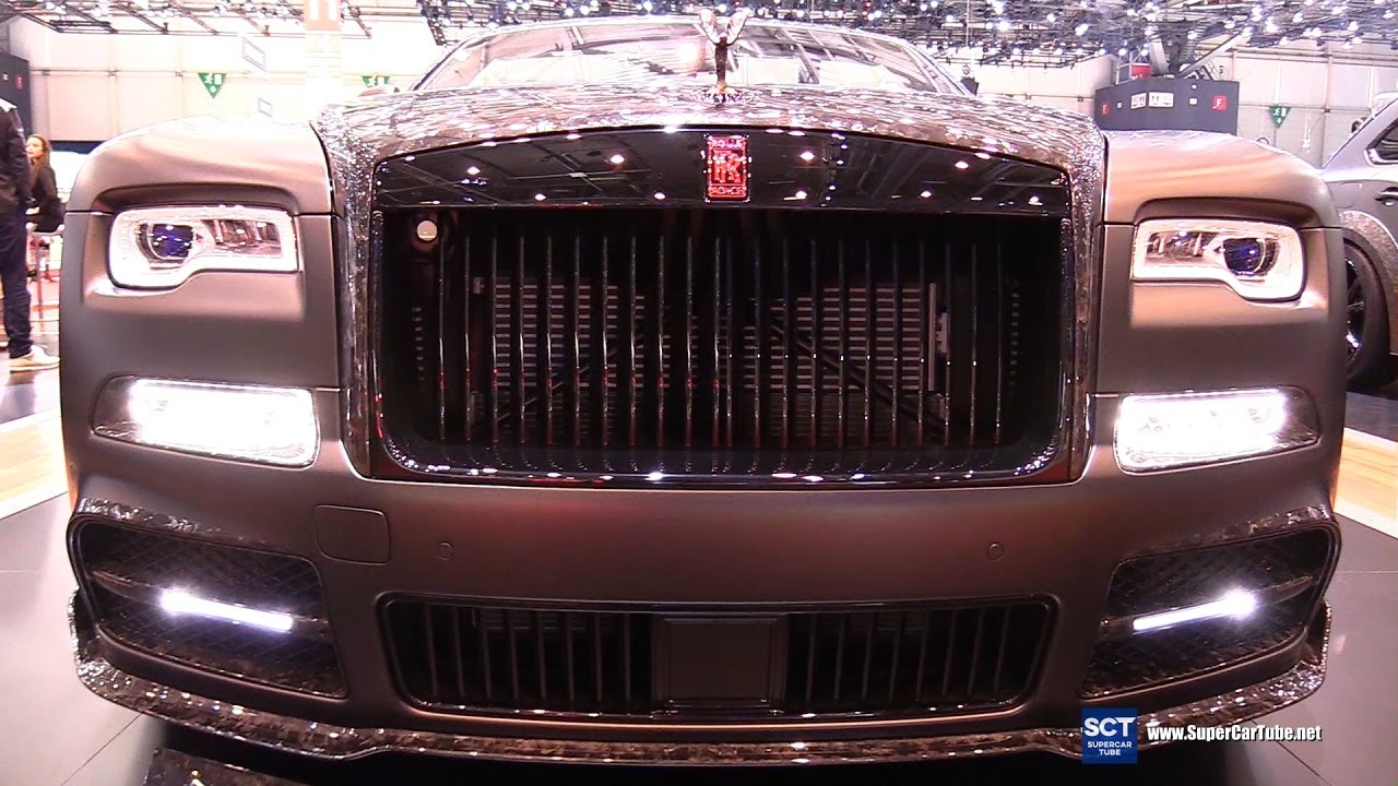 2018 Rolls Royce Dawn Black Collage Mansory - Exterior Interior Walkaround - 2017 Geneva Motor Show