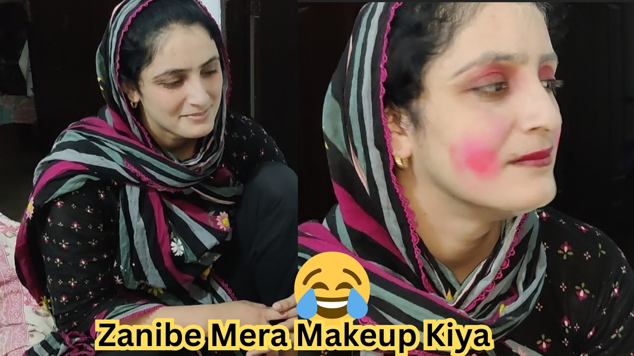 Zanibe Mera Makeup Kiya | Sham ki Routine | Saba in city...
