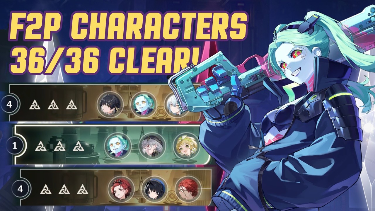 REBECCA TIME! | 36/36 F2P CHARACTERS ONLY TOWER OF ADVERSITY (22/06/26)