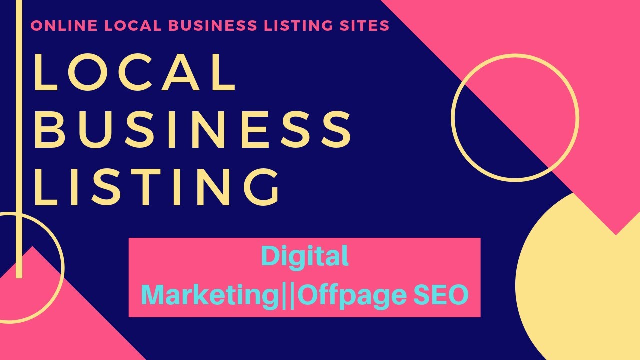List of Online Local Business Directories | Local Business Listing | Digital Marketing | Offpage SEO