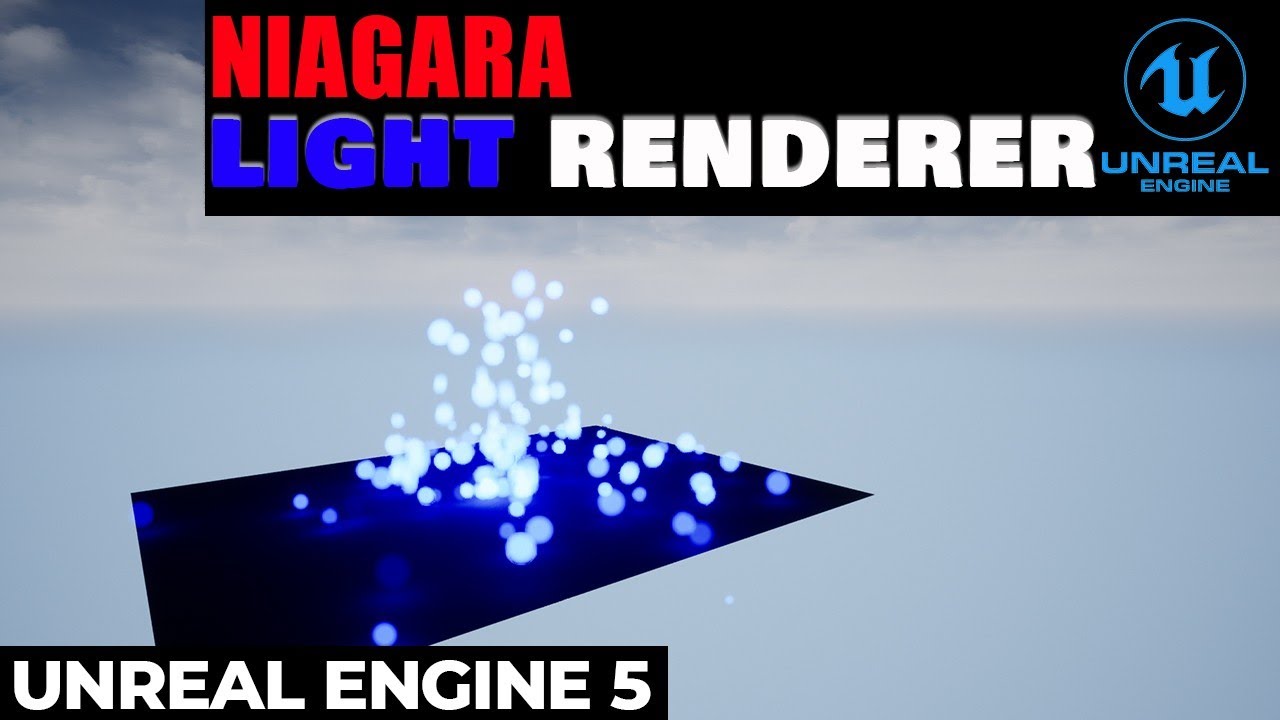 Niagara system light renderer in unreal engine 5