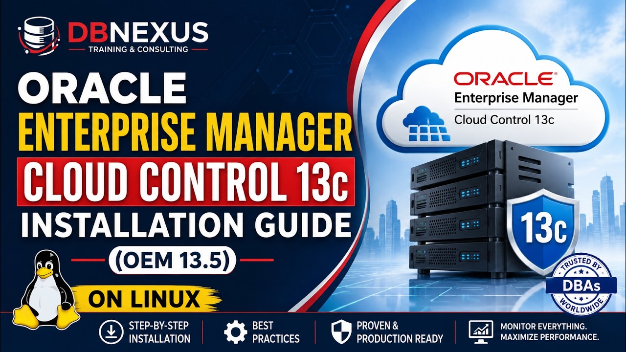 Oracle Enterprise Manager Cloud Control 13c Installation Guide || OEM 13.5 Installation on OEL 7.8