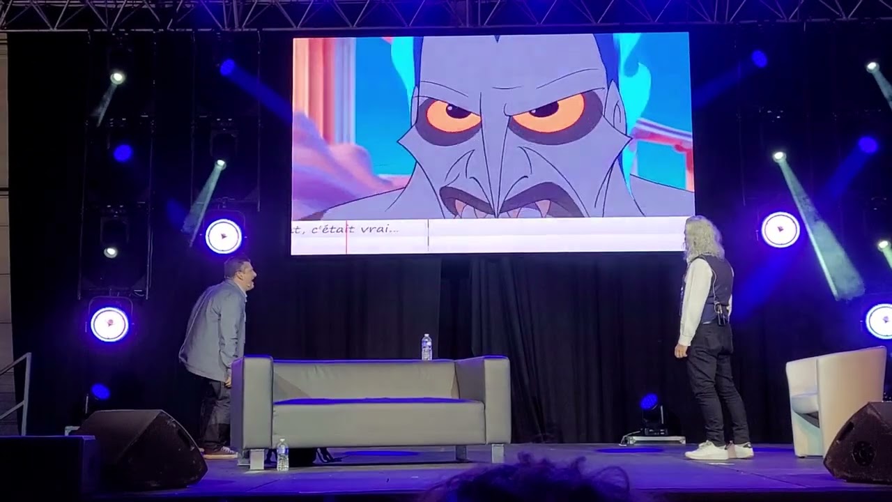 Démo doublage Pierre-Alain de Garrigues et Julien Chatelet (Necronomicon 2023)