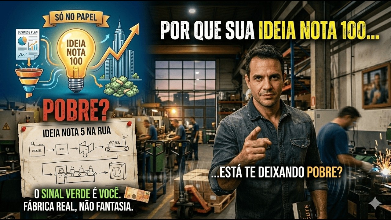 Por que sua Ideia Nota 100 está te deixando Pobre?