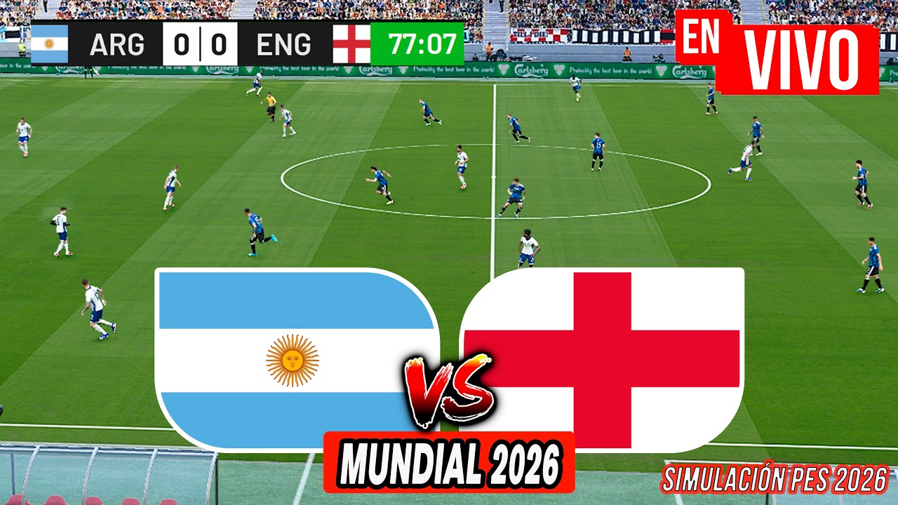 ✅ Argentina vs Inglaterra EN VIVO / Mundial 2026 - Semifinal