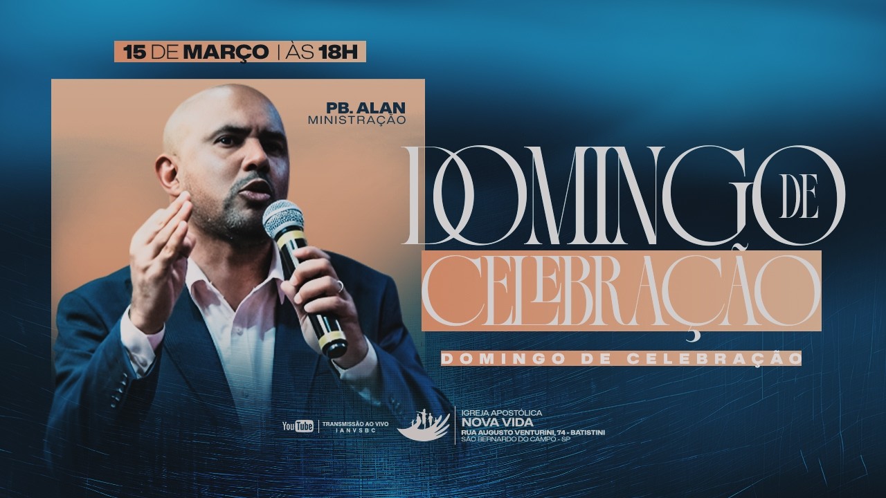 DOMINGO DE CELEBRAÇÃO | 15/03/2026 | PB. ALAN
