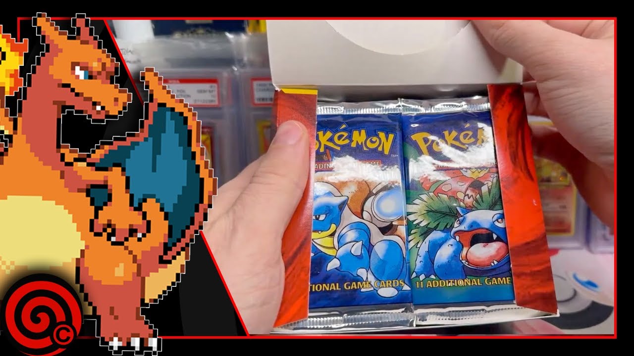 Pokemon Base Set Booster Box Break - Opening All Heavy Holo Packs!