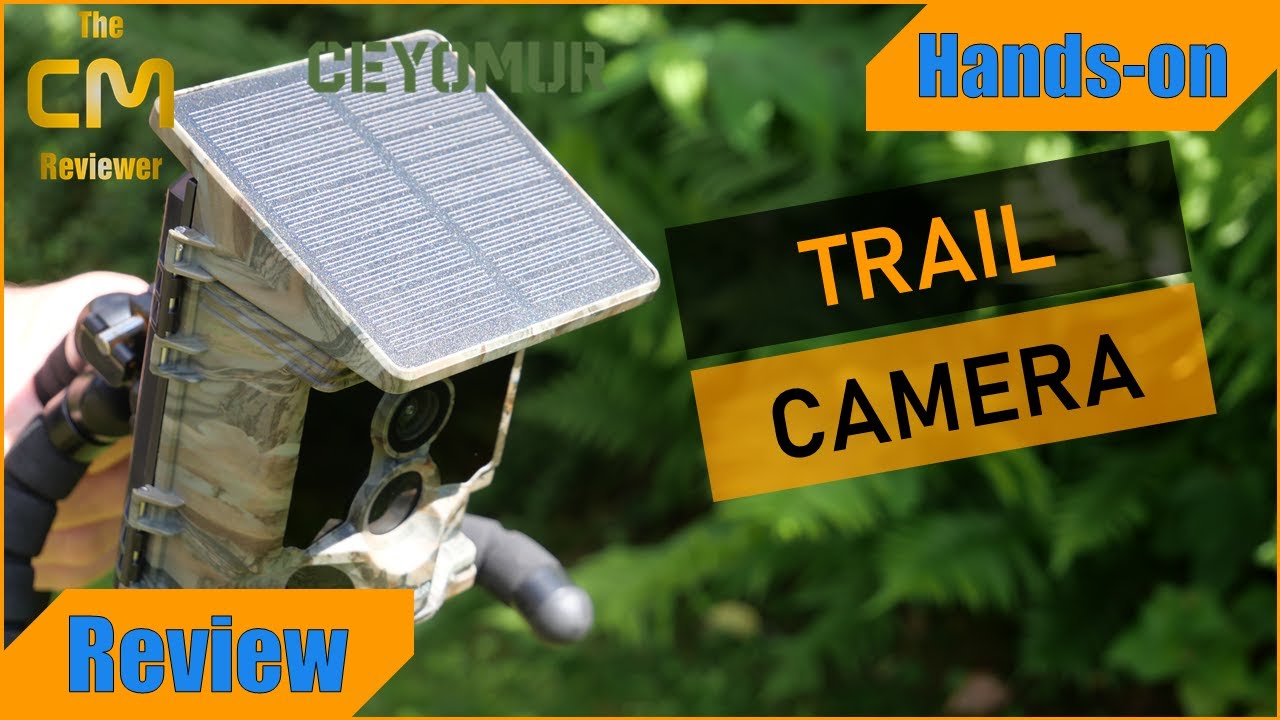 CEYOMUR CY95 Test: Beste Wildkamera 2022 ? 4K 40MP IP66 2 x gro&szlig;e IR 850nm LEDs BT Wi-Fi Solar Panel