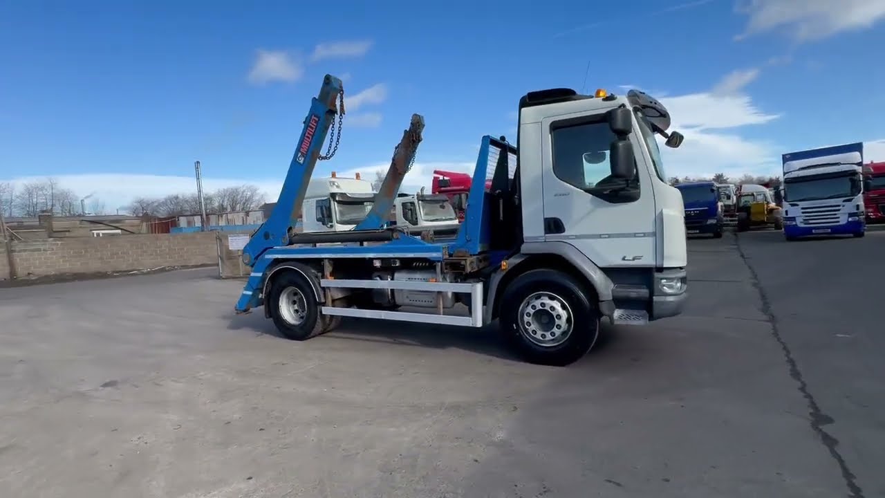 **FOR SALE** 2020/69 DAF LF260 18T 4x2 Skip Cab, Multi Lift Equipment - Dixon Commercial Exports Ltd
