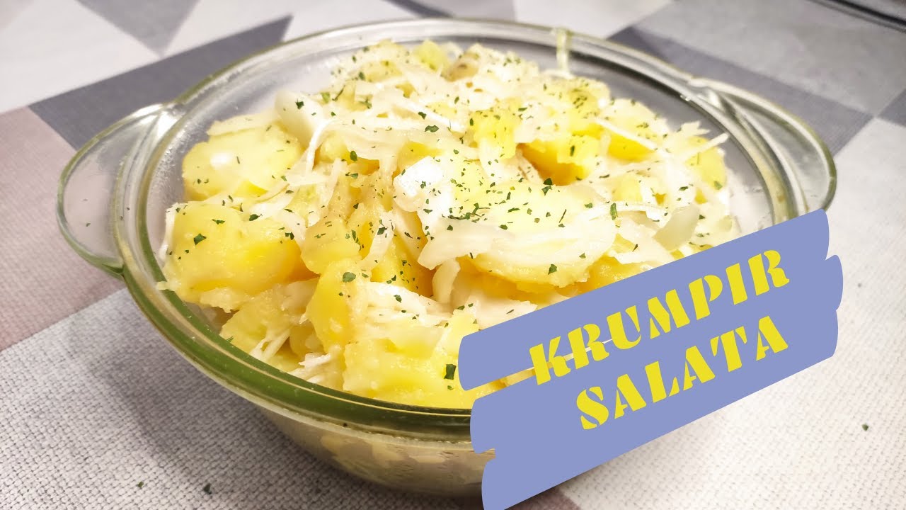 Kako napraviti krumpir salatu- odličan prilog pečenoj ribi