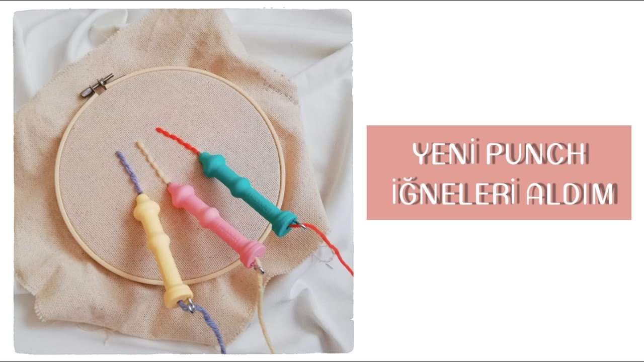 YENİ PUNCH İĞNELERİ ALDIM /MERCADO DE HACİENDO NEW PUNCHNEEDLE