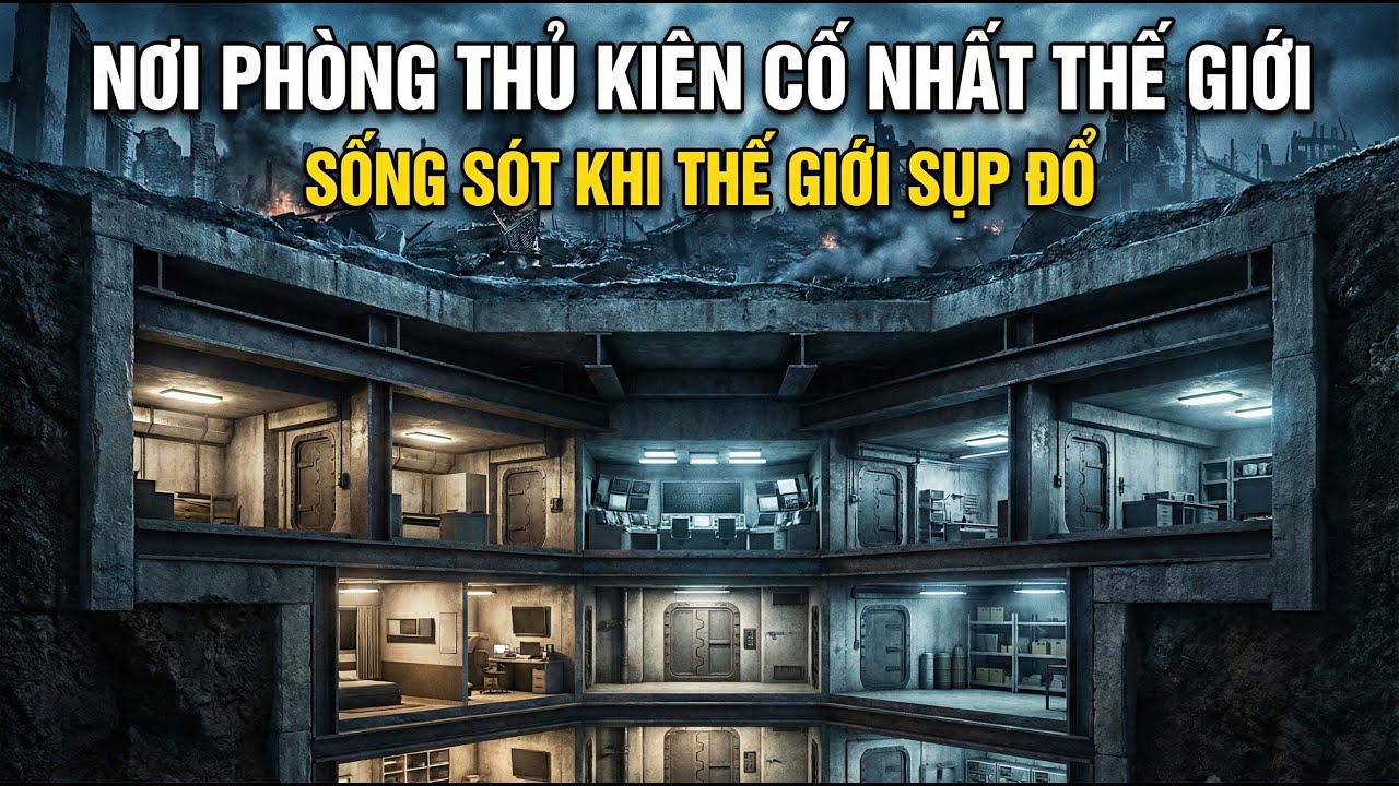 NƠI PHÒNG THỦ KIÊN CỐ NHẤT THẾ GIỚI | SỐNG SÓT KHI THẾ GIỚI SỤP ĐỔ