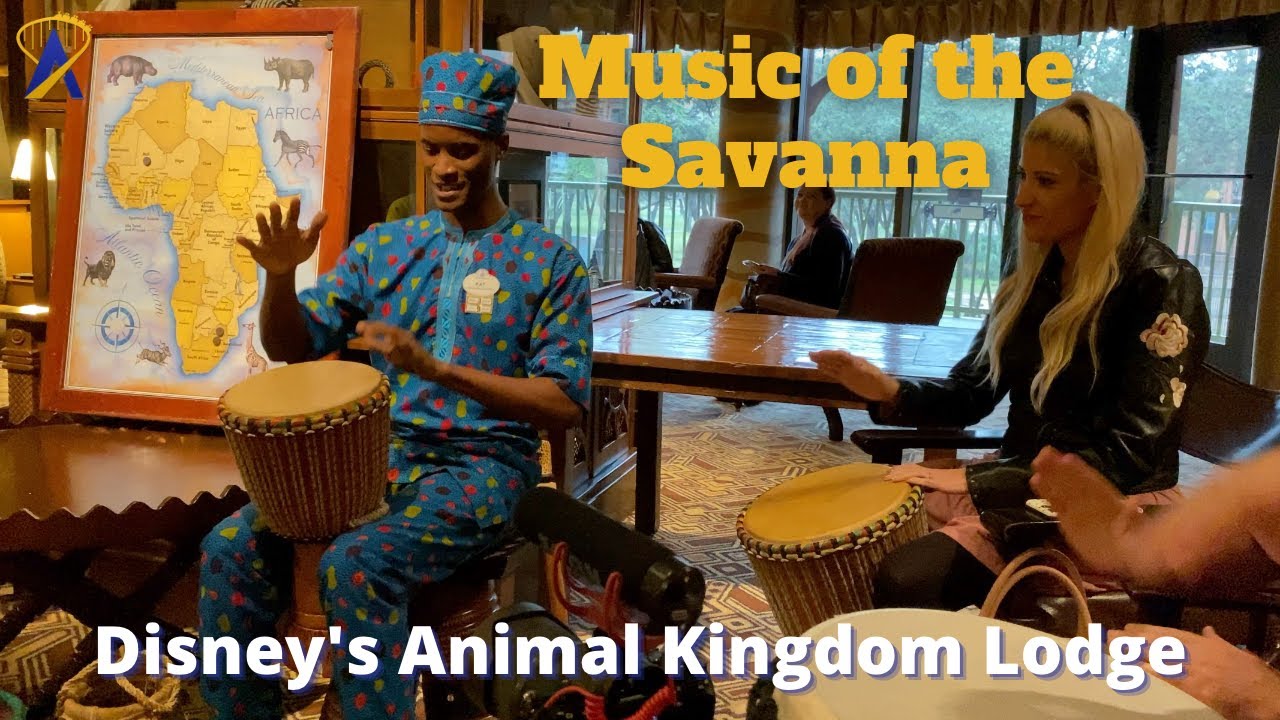 African Drum Lessons at Disney's Animal Kingdom Lodge Jambo House