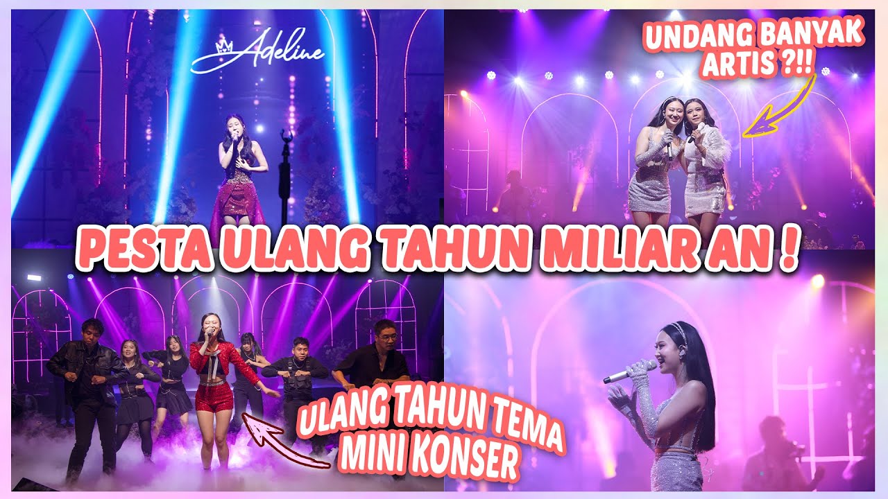 25 BIRTHDAY PARTY HABIS MILYARAN || MINI KONSER MIRIP BLACKPINK !!