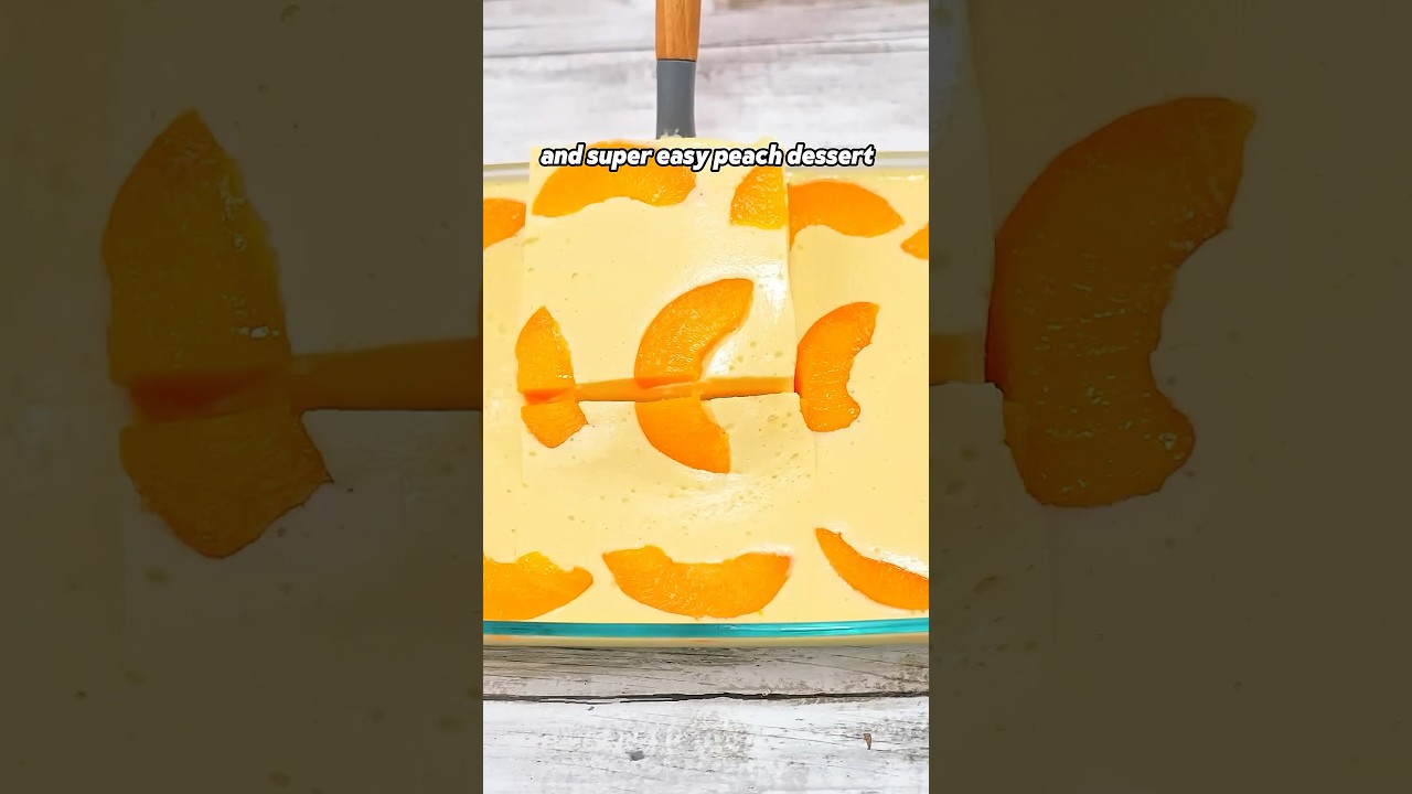 Peach dessert from @SabrososTasty #shorts
