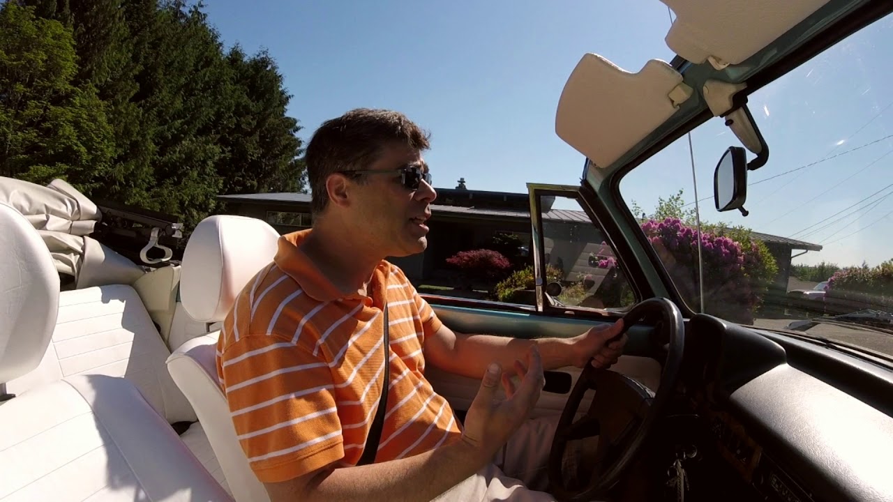1979 VW Beetle Karmann Convertible Road Test Review [Collector Car Guru Seat of The Pants Videos]