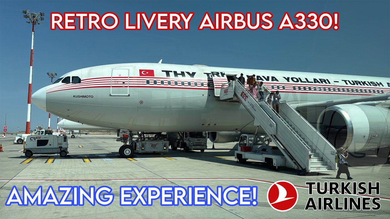 EXCELLENT FLIGHT ON TURKISH AIRLINES! | RETRO LIVERY AIRBUS A330-200 TRIP REPORT: Zurich to Istanbul