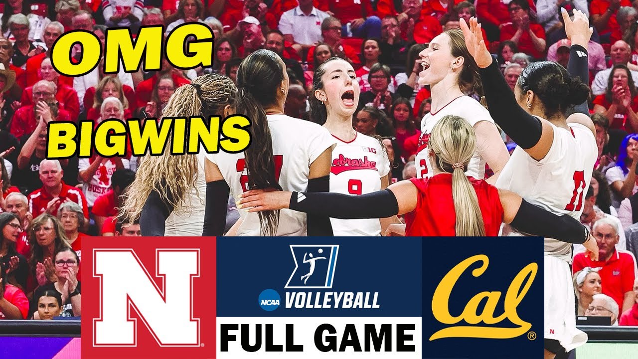 Nebraska vs California [FULL GAME] Women's College Volleyball | NCAA Volleyball 2025