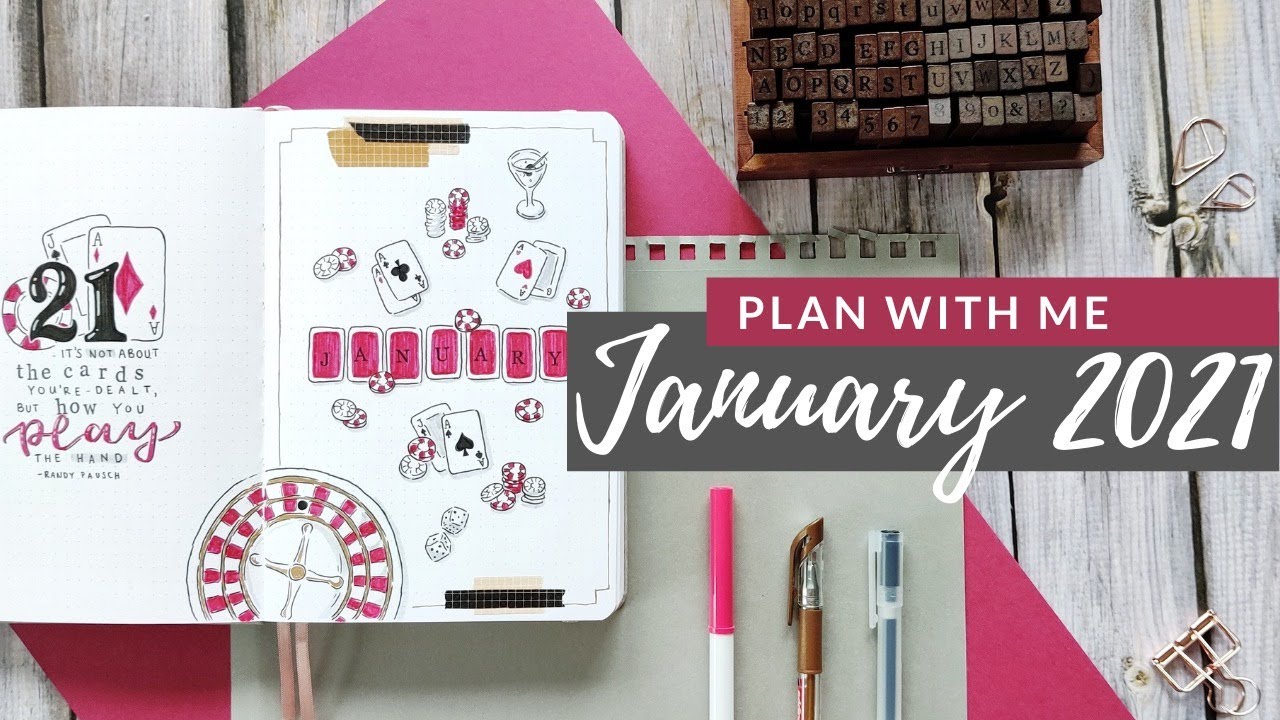 Plan With Me || January 2021 Bullet Journal Setup
