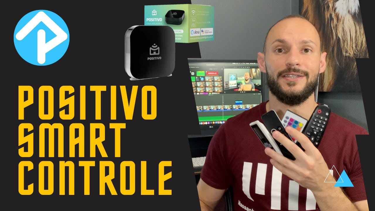 Smart House | Positivo Smart Controle Universal - Controle Apple TV, Fitas LED e Ar Condicionado